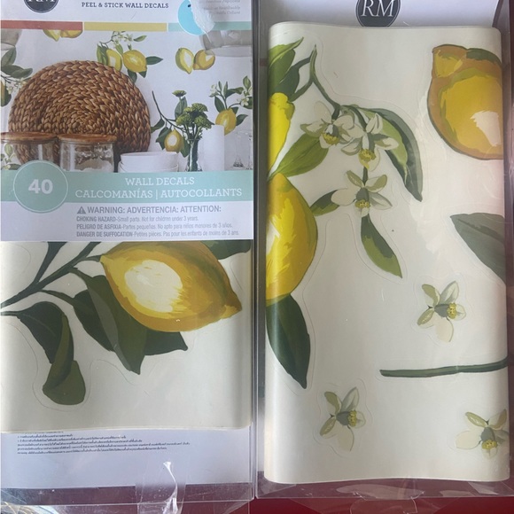 Roommates Other - RoomMates Peel & Stick Wall Decals 40 Lemons 🍋 To Accent Your Kitchen Walls Look